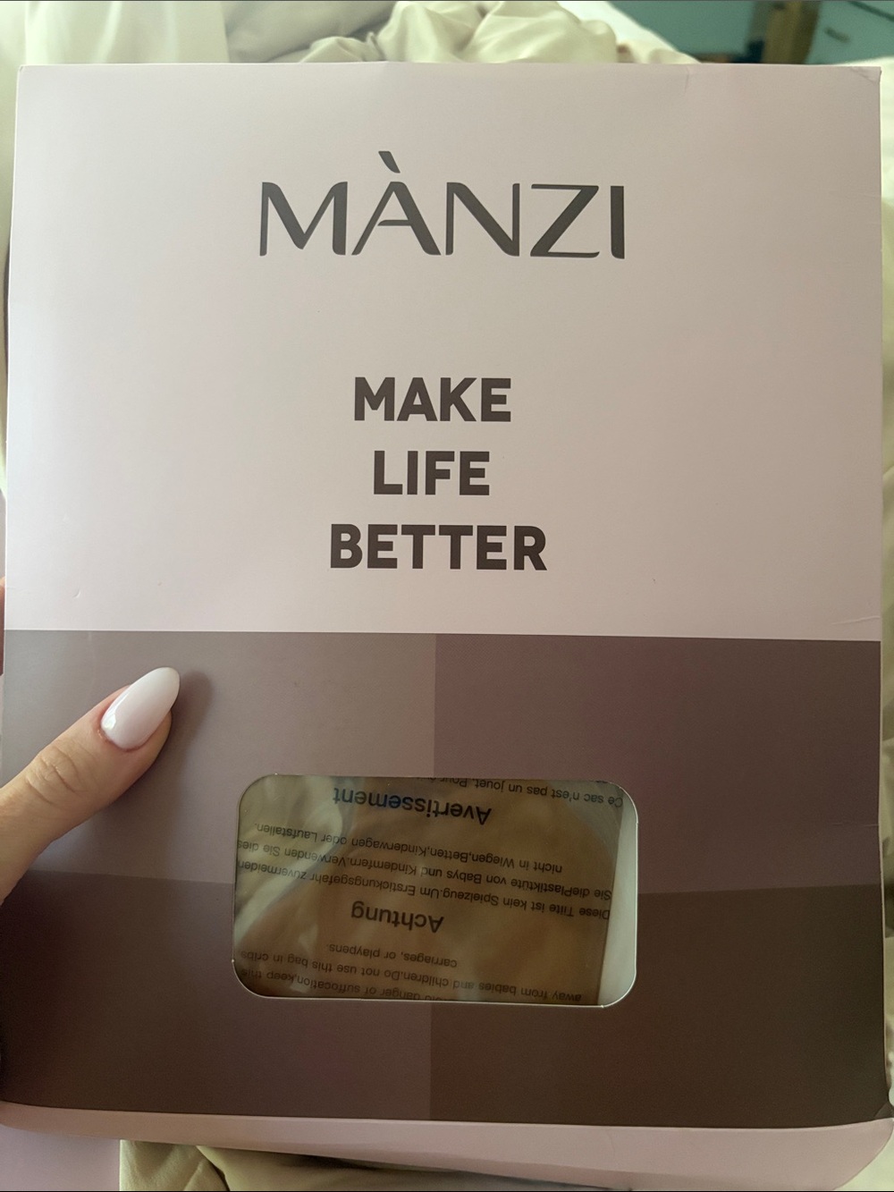 Manzi beige pantyhose